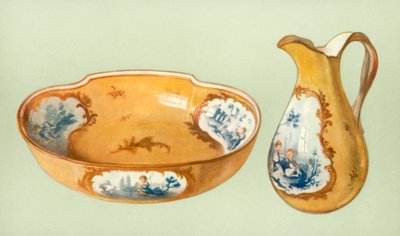 Ewer and Basin, Sevres, yellow ground by Unbekannt Unbekannt